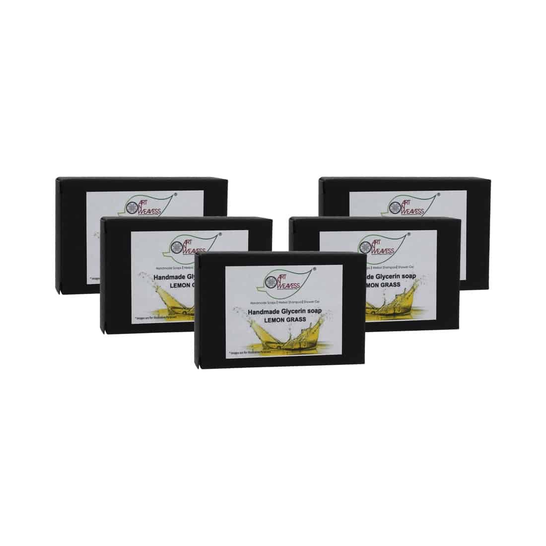 Lemon Grass Glycerin Soap – Economy Pack 5