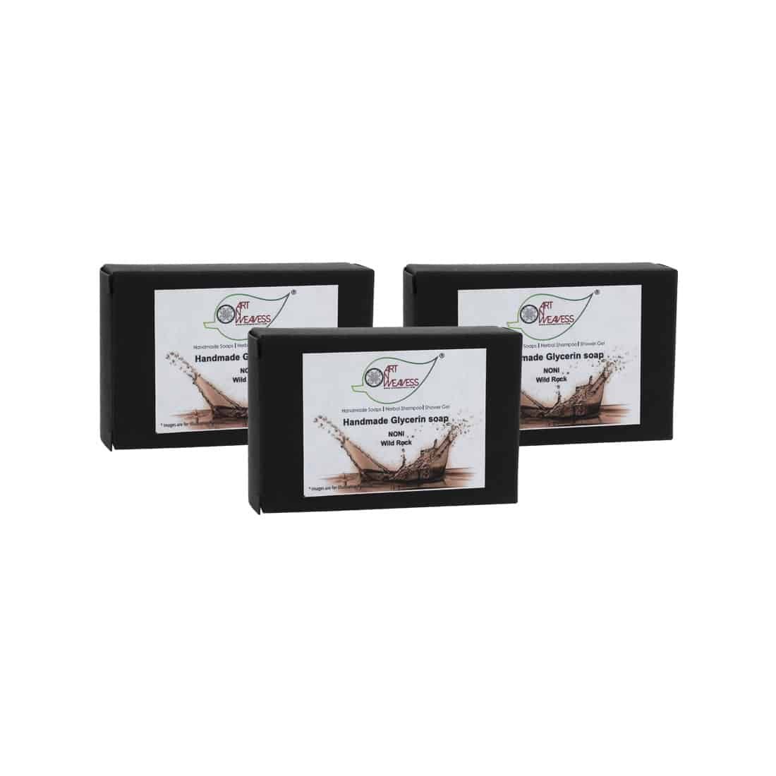 Wild Rock NONI Glycerin Soap – Economy Pack 3