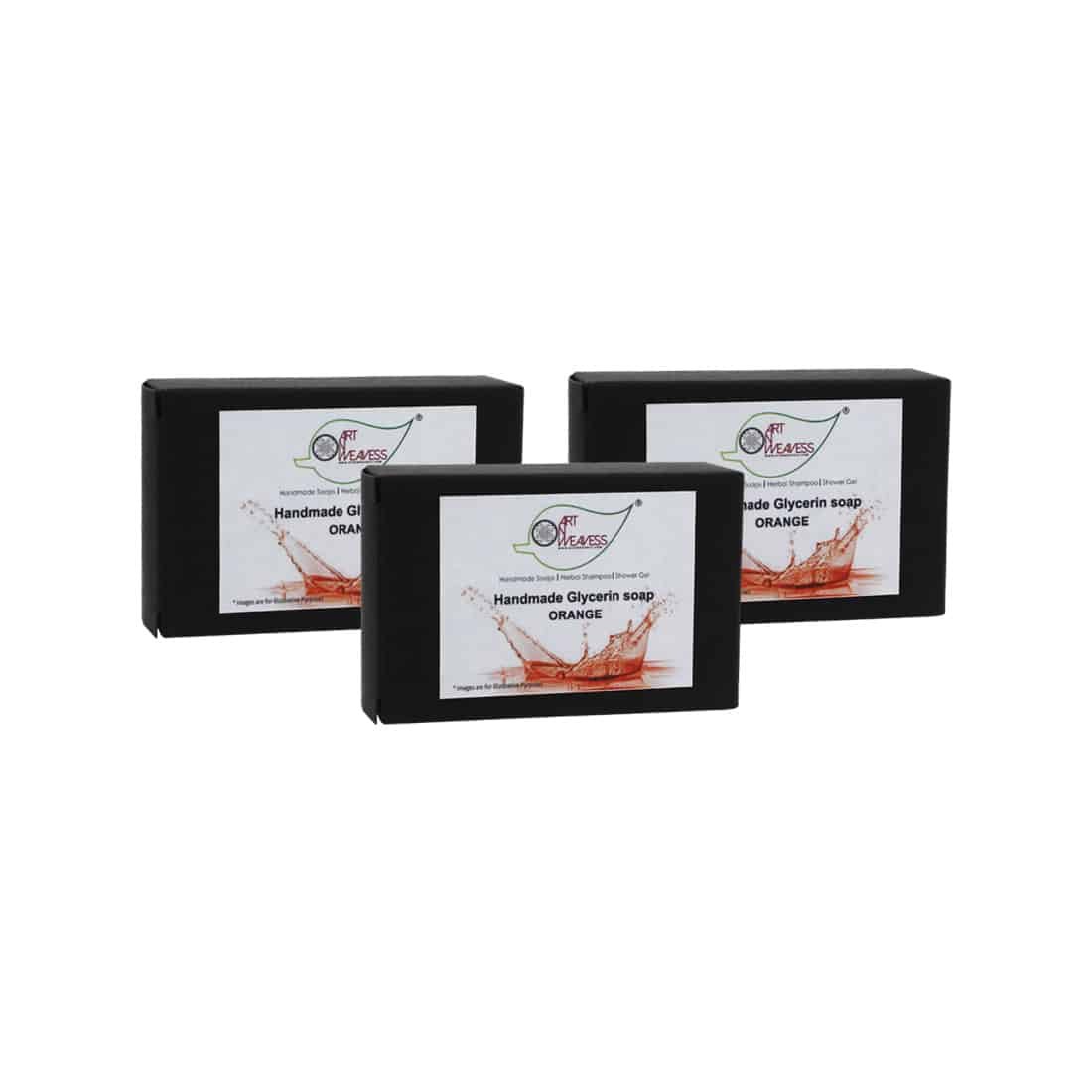 Orange Glycerin Soap – Economy Pack 3