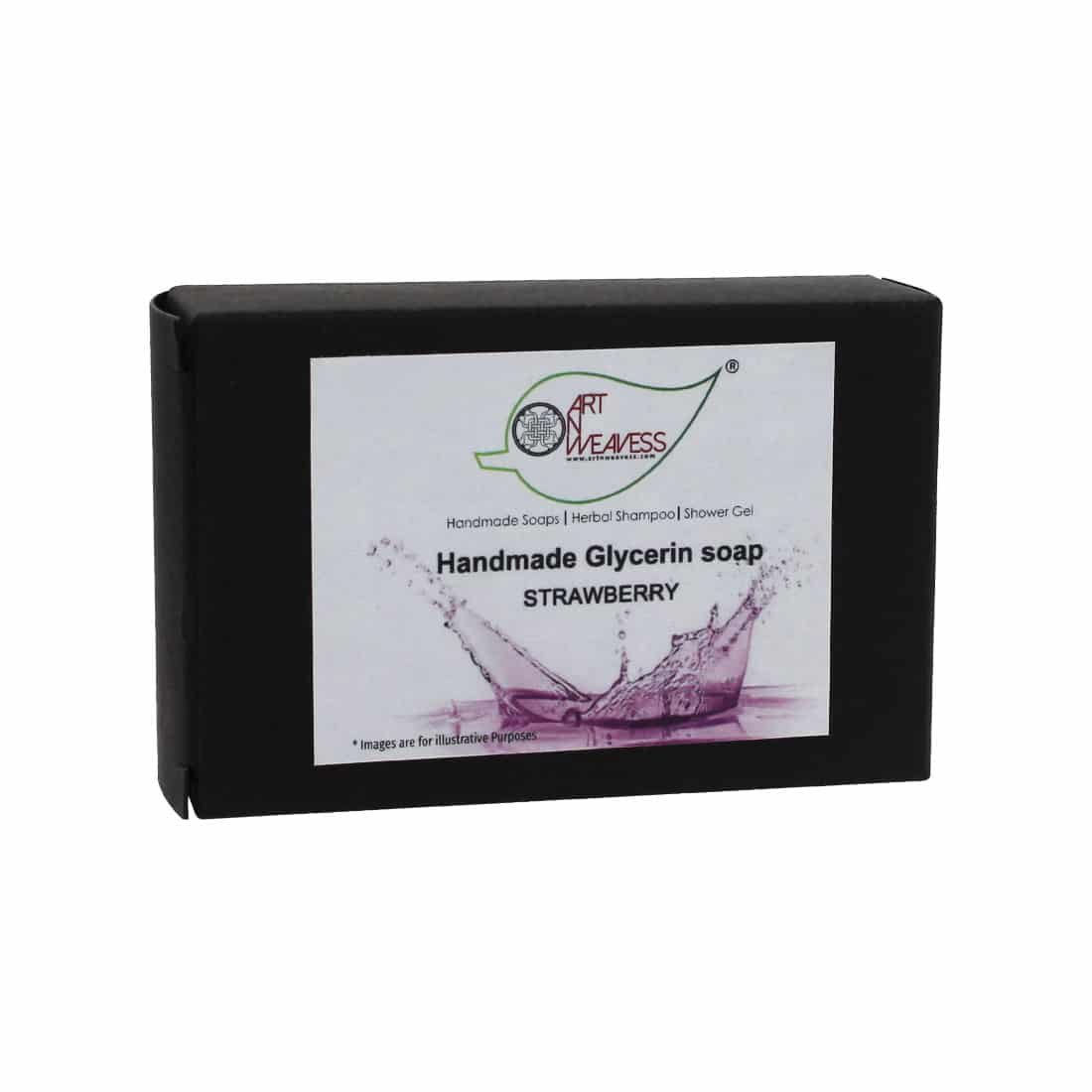 Strawberry Glycerin Soap - Pack of 2