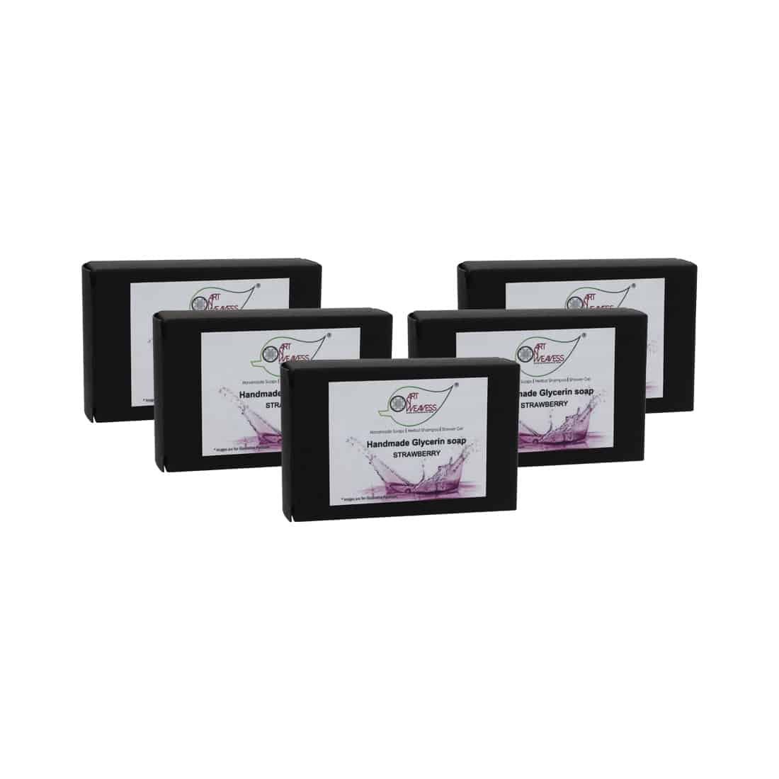Strawberry Glycerin Soap – Economy Pack 5