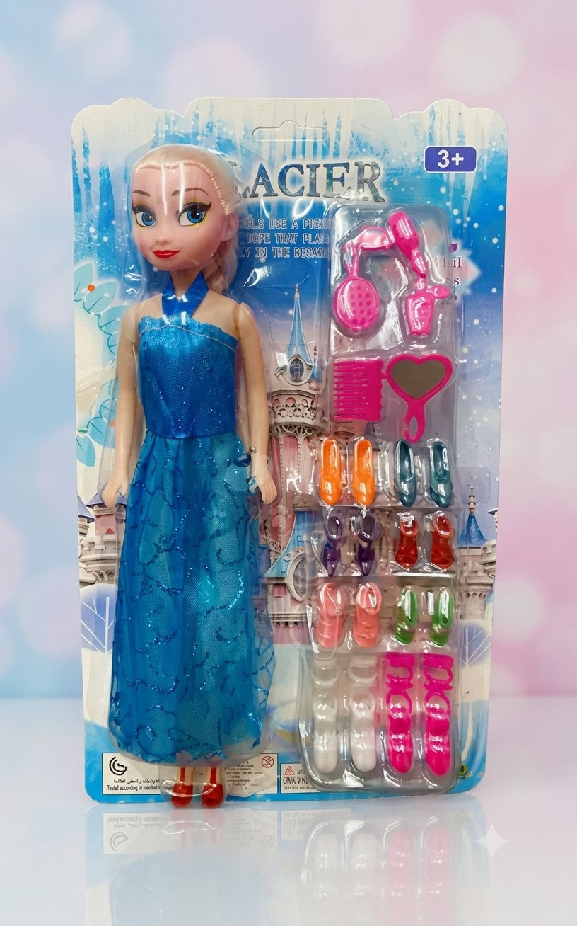 RT-510 AMZING Flick in Beautiful Frozen Fashion Doll for Baby/Girl Frozen Classic Fairy