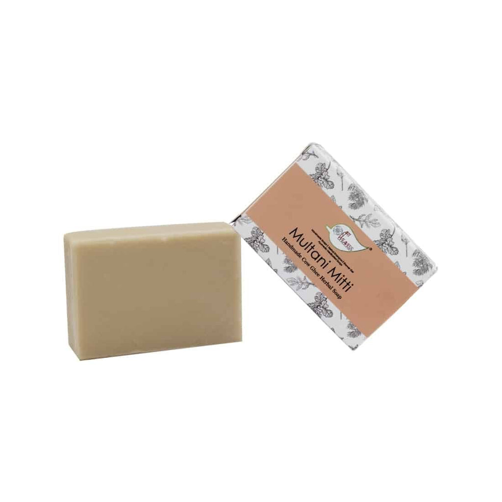 Multani Mitti Reg Cow Ghee Herbal Soap Gift Pack - Pack of 2