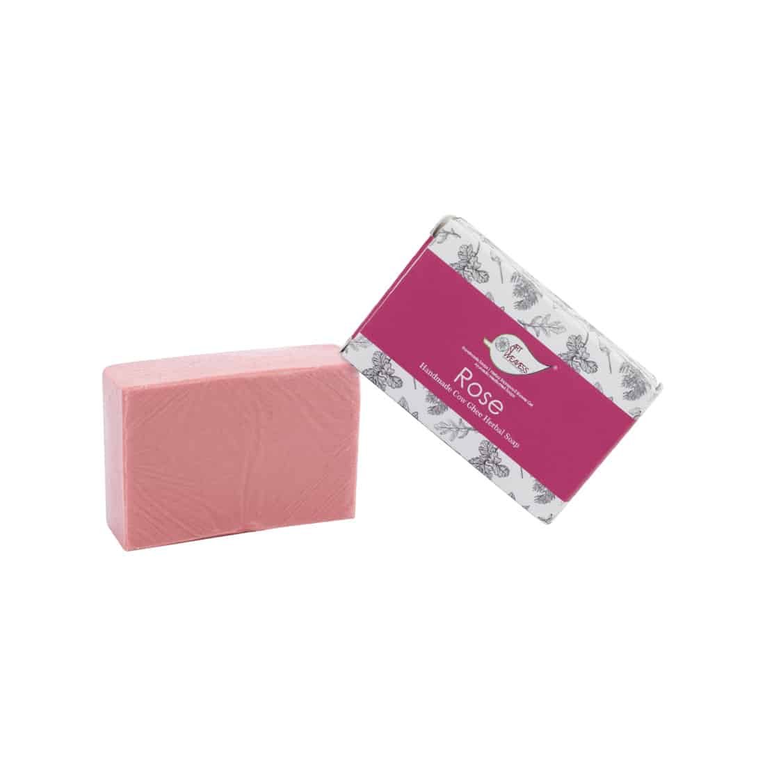 Rose Cow Ghee Herbal Soap Gift Pack - Pack of 2