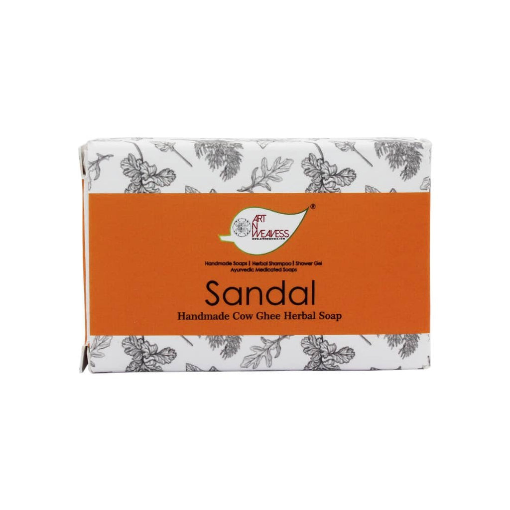 Sandal Cow Ghee Herbal Soap Gift Pack - Pack of 2