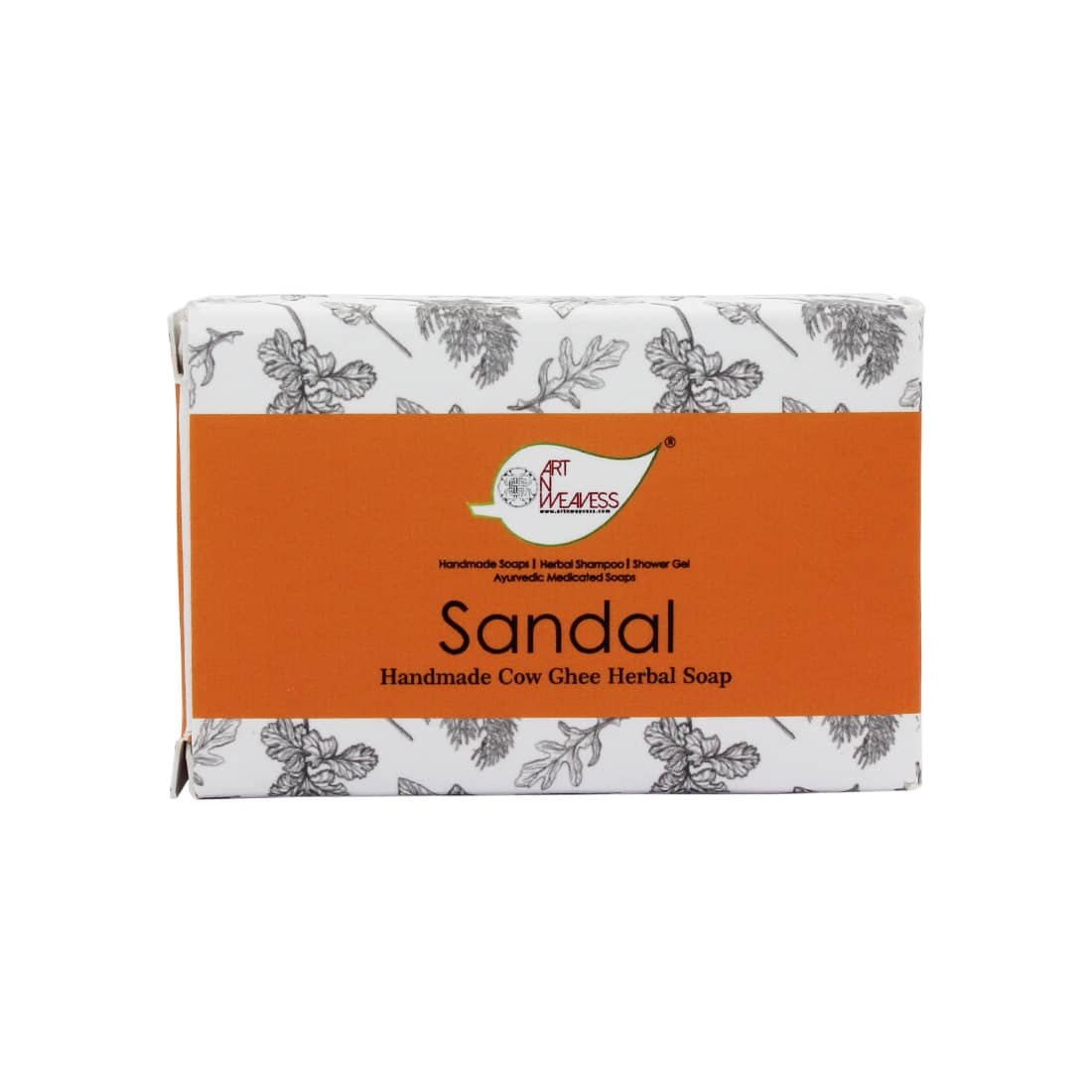 Sandal Cow Ghee Herbal Soap Gift Pack - Pack of 2