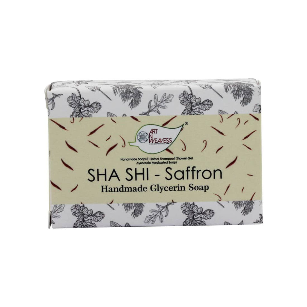 SHA SHI Saffron Glycerin Handmade Soap Gift Pack - Pack of 2
