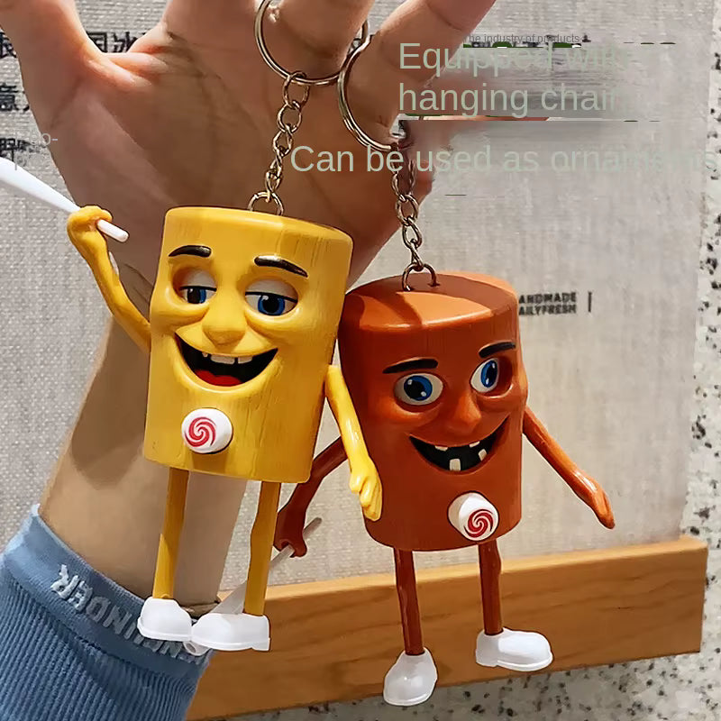 Face Changing Expression Keychain – Mood Flip Emoji Key Ring Toy with Multiple Expressions for Kids - 20322