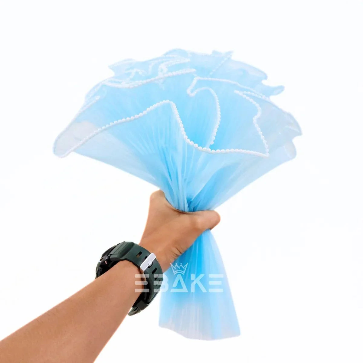 Flower Wrapping Net Bouquet Floral Packaging Mesh Paper Wrinkled Wavy Net Yarn Valentine's Day Flower Shop Supplies Wedding Birthday Decoration - 21211