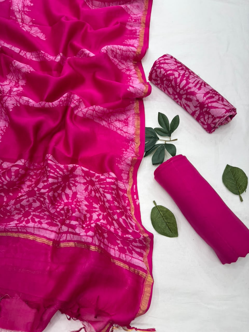 Chanderi Silk Suit Set