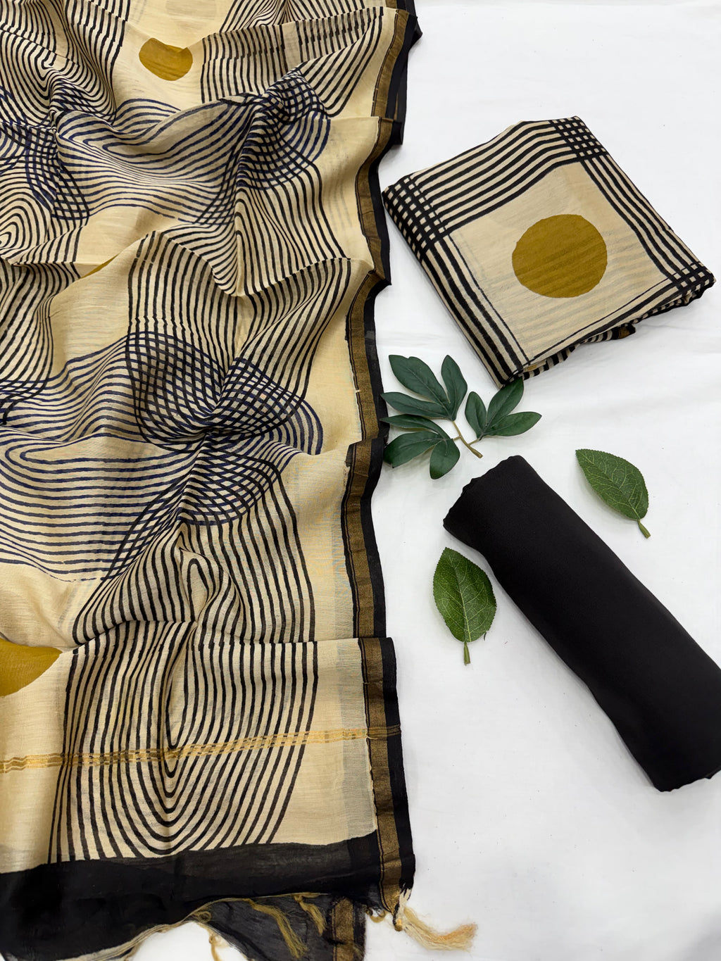 Chanderi Silk Suit Set