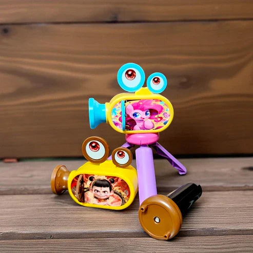 Mini Projector Toy Slide Flashlight Projector Torch for Kids {Random Color} - 10702