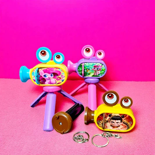 Mini Projector Toy Slide Flashlight Projector Torch for Kids {Random Color} - 10702
