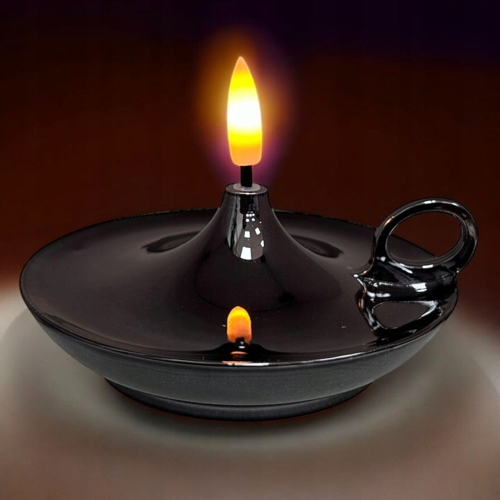 Flameless Candle with Handle Flickering Long-Lasting Safe Light for Home and Festival Decor - 20308