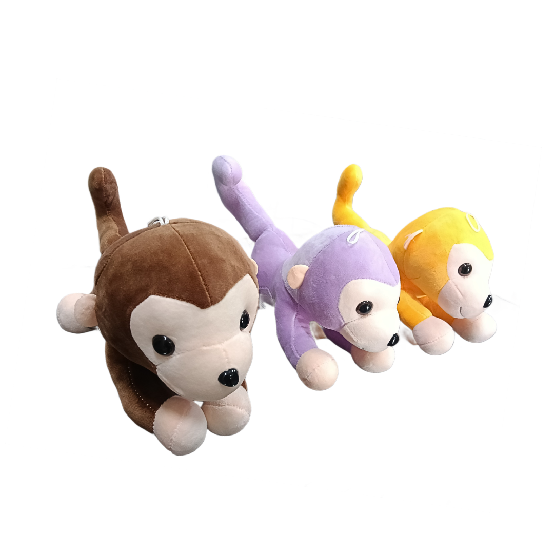 Cute Monkey Soft Stuffed Plush Animal Toy for Kids Birthday Gifts 7D*32 Cm - 20340