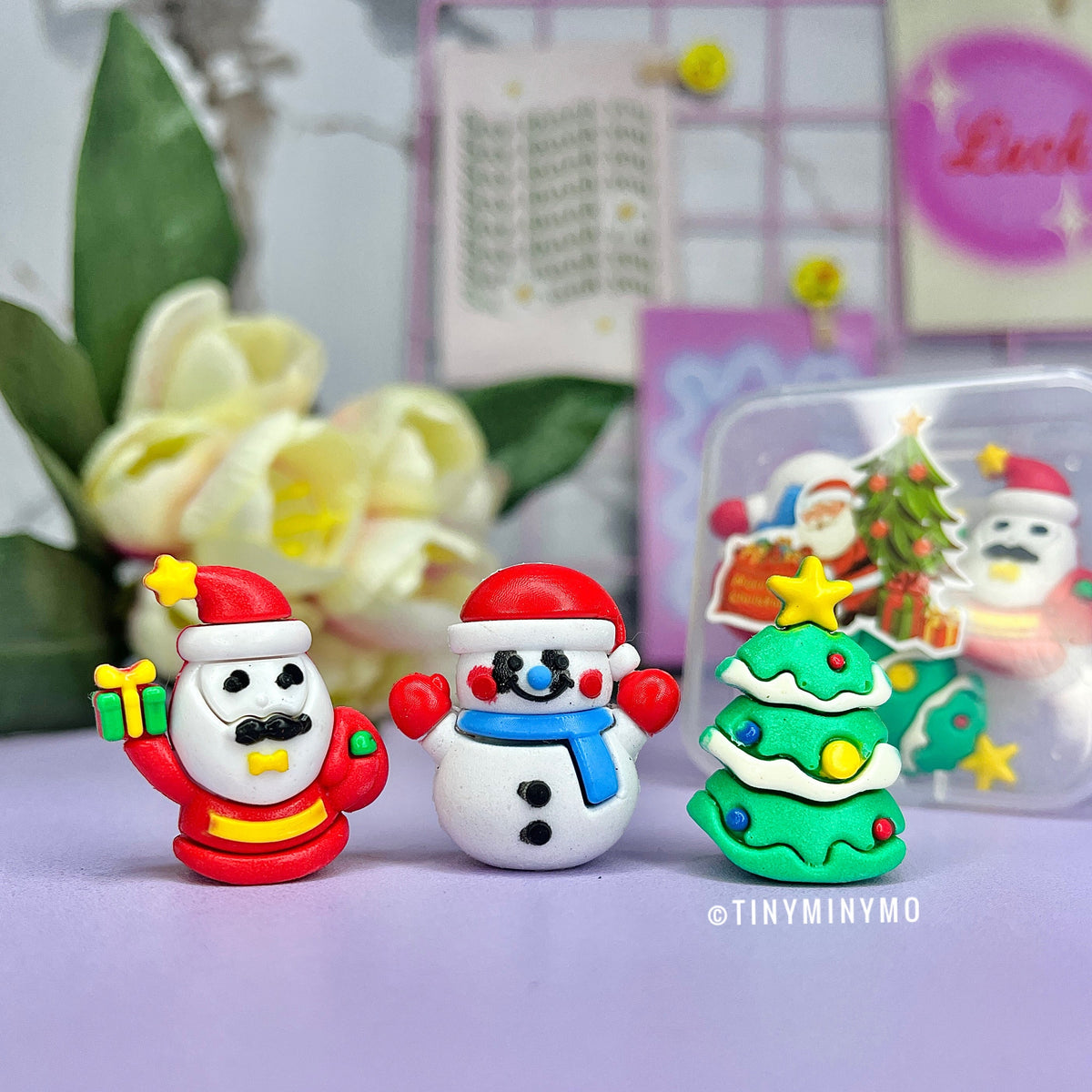 Mini Christmas Eraser {1 Box 3 Pcs } - 3500