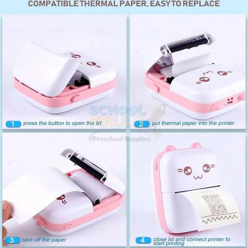 Mini Pocket Inkless Thermal Printer - 10206