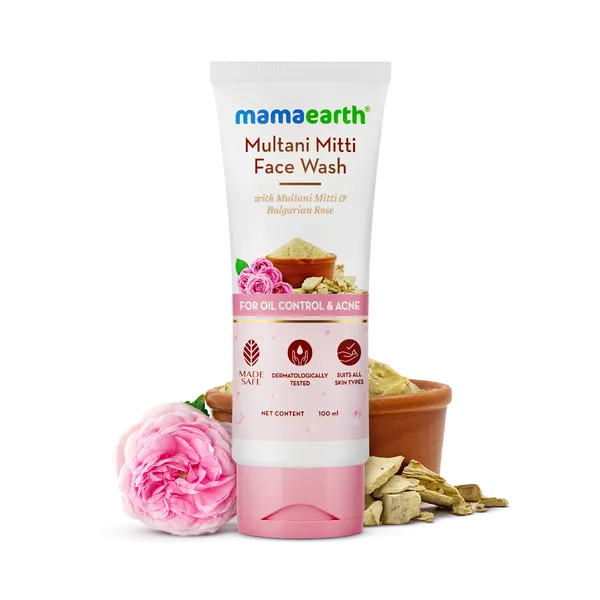 Mama Earth Multani mitti face wash