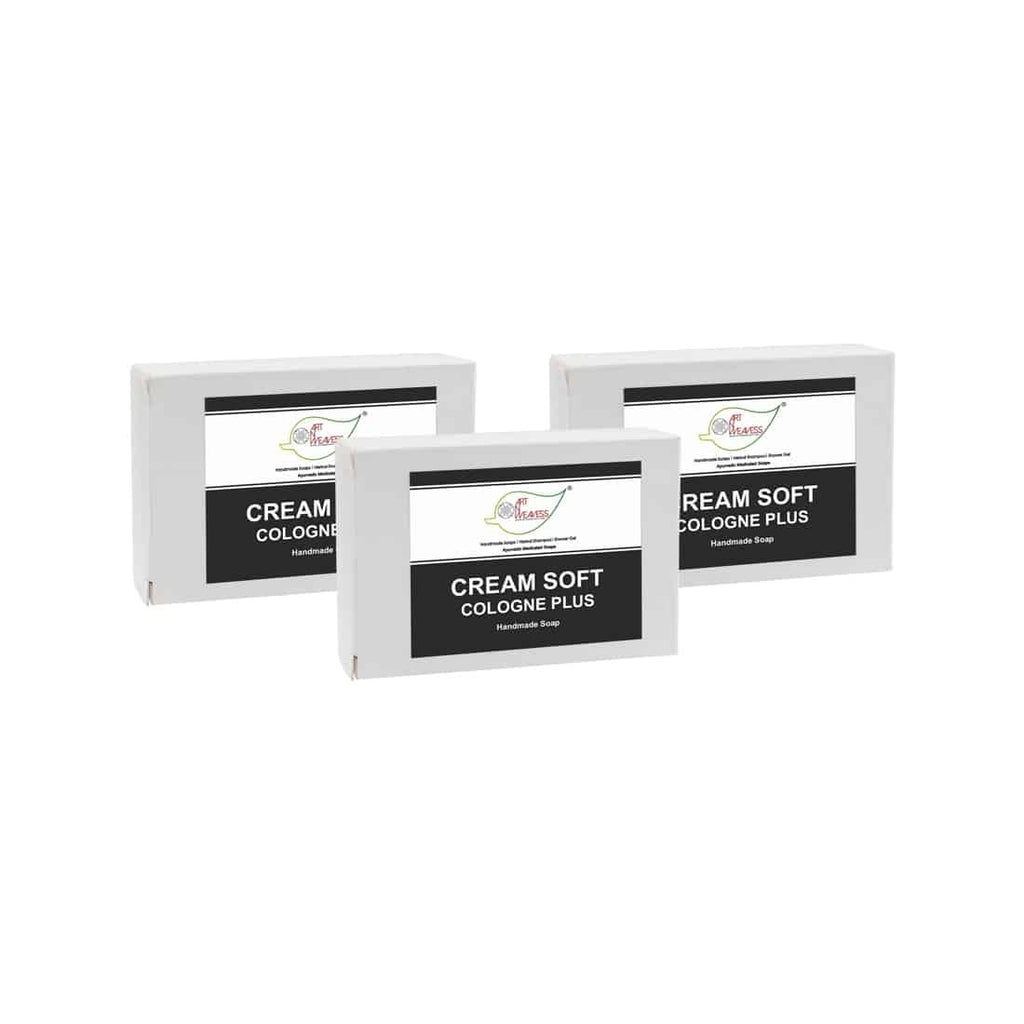 Cream Soft COLOGNE Plus Handmade Soap NT – Economy Pack 3