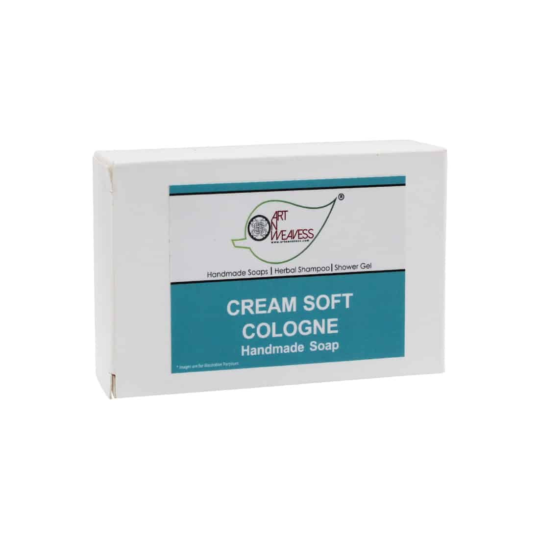 Cream Soft Cologne Handmade Soap NT - Pack of 2