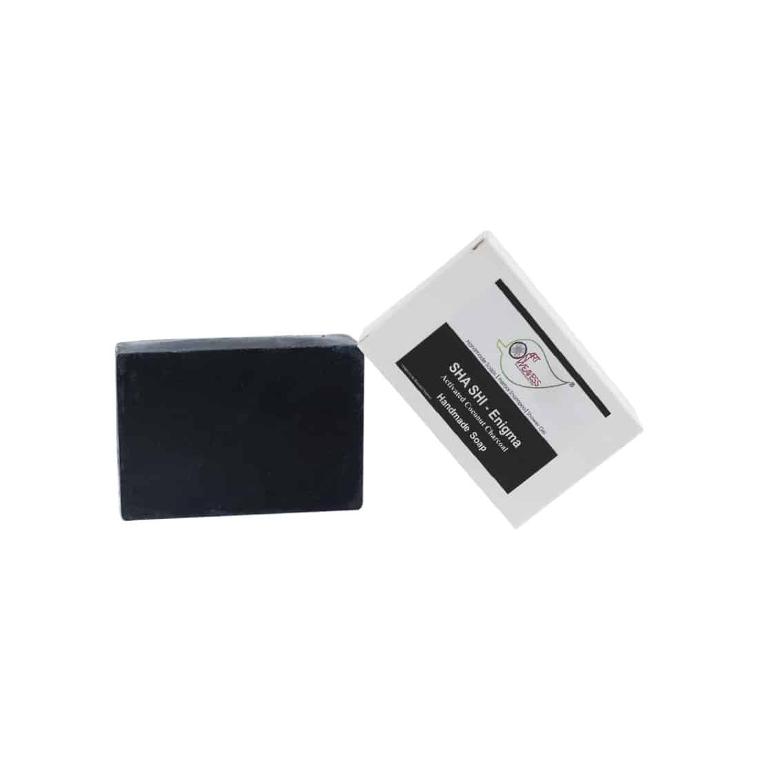 SHA SHI Activated Coconut Charcoal ENIGMA Handmade Soap NT – Economy Pack 3