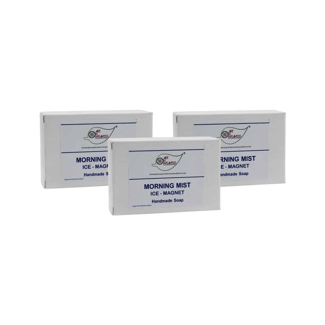 Morning Mist ICE MAGNET Handmade Soap NT – Economy Pack 3
