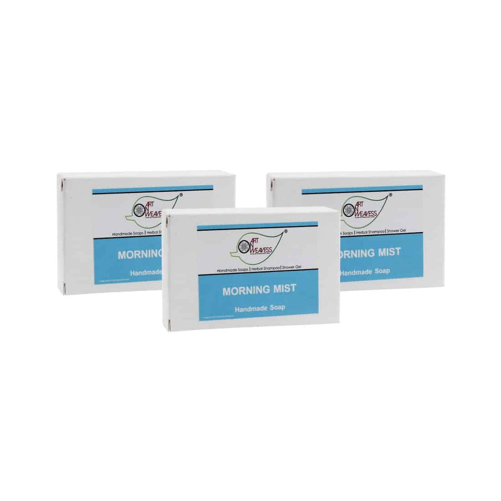 Morning Mist Handmade Soap NT – Economy Pack 3