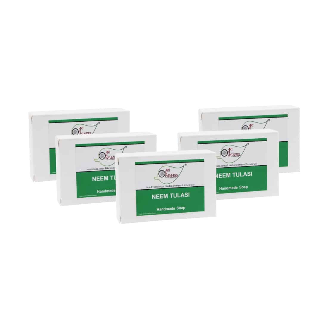 Neem Tulasi Handmade Soap NT – Economy Pack 5