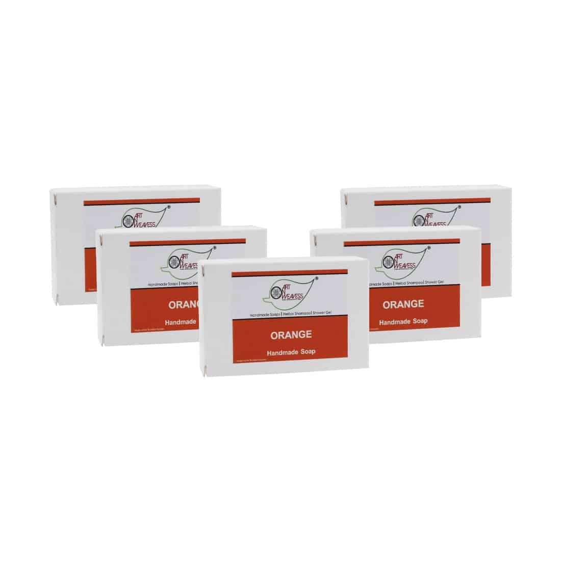 Orange Handmade Soap NT – Economy Pack 5