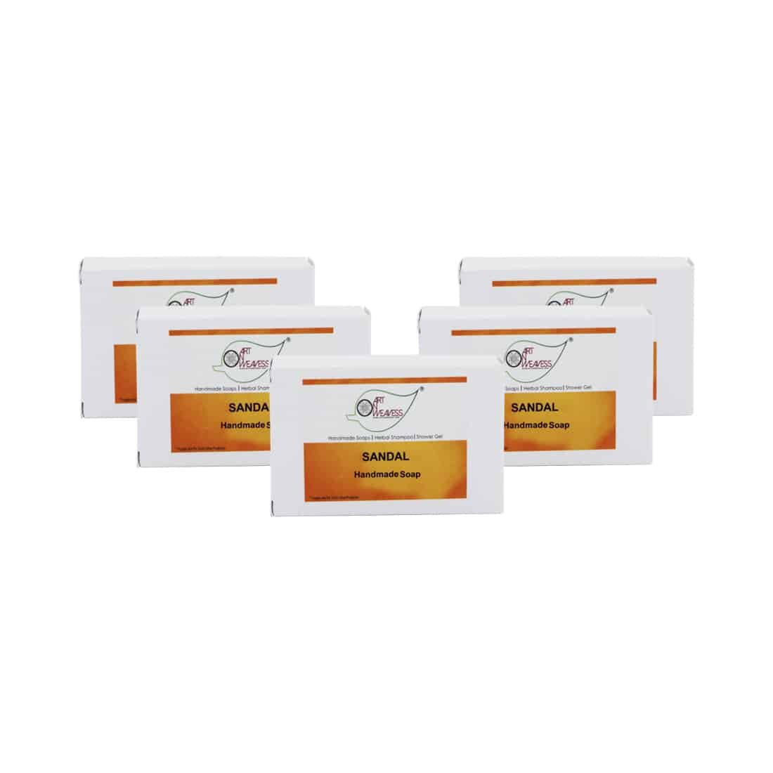 Sandal Handmade Soap NT – Economy Pack 5