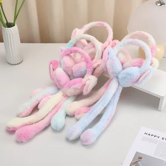 20330Winter earmuffs for Kids, Ear Muffs for Winter | Moving ear Bunny Earmuffs for Girls, Boys, Women, Chu chu sounds