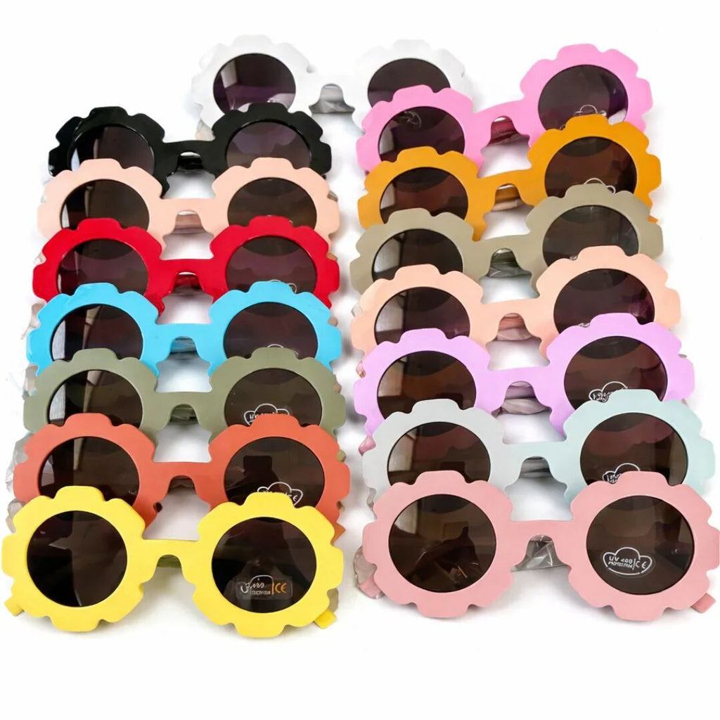 Flower Shaped Sunglasses Cute Outdoor Sunglasses Eyewear for Kids