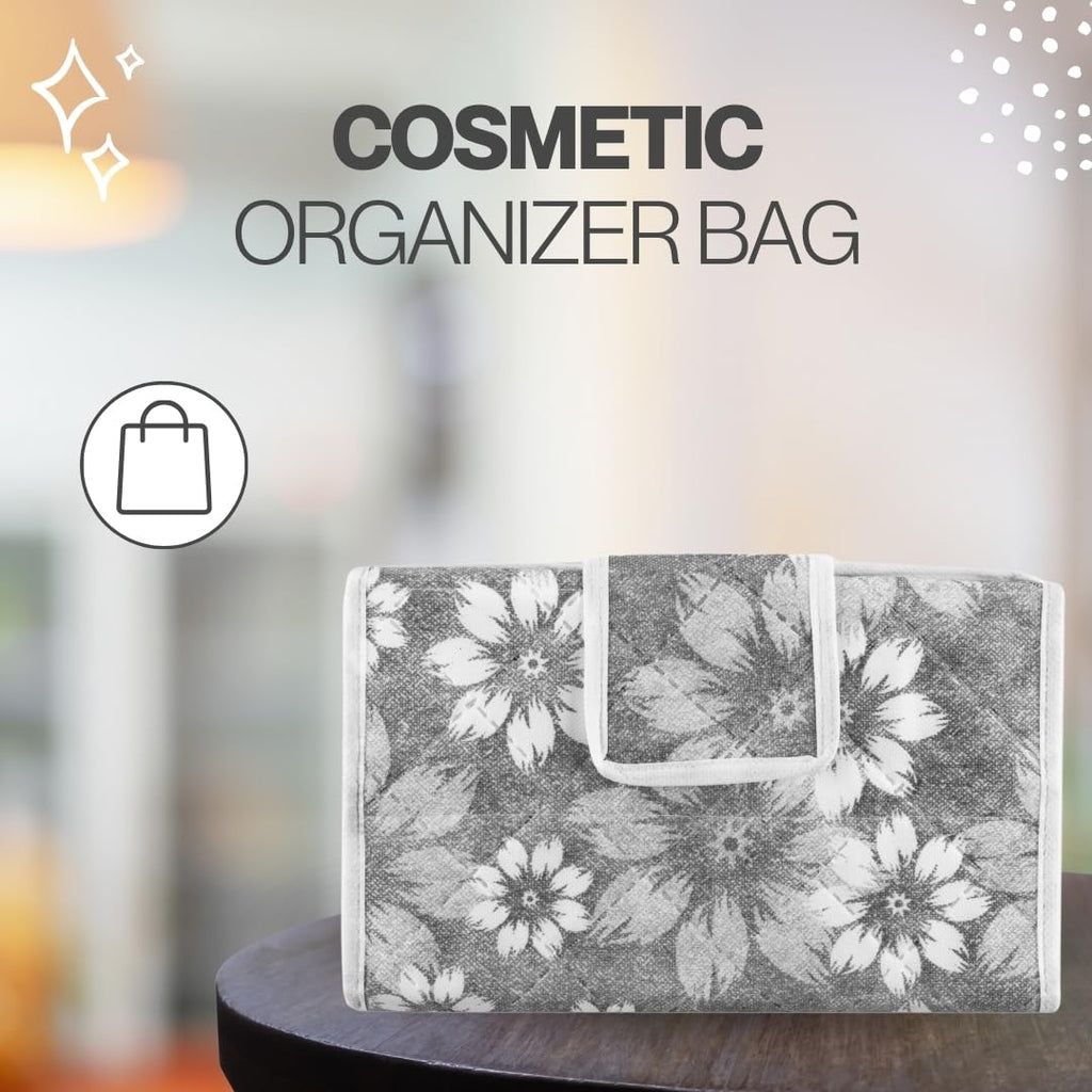 Watch Organizer with 6 Zipper Compartments - Travel Organizer for Lipsticks & Accessories, Portable, Lightweight