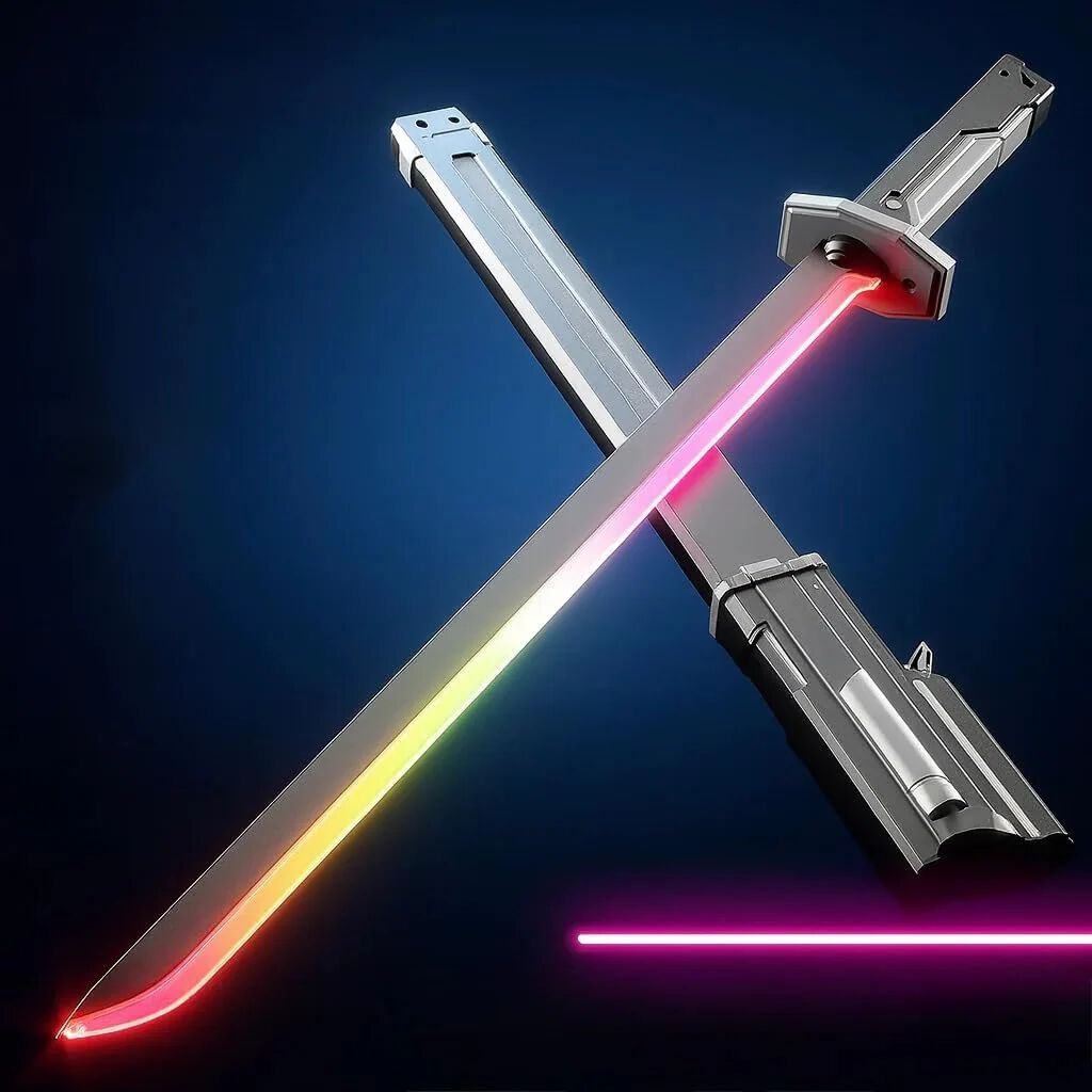Sparkblade LED Talwar Sword 31.5 Inch Rechargeable Anime Cosplay Toy