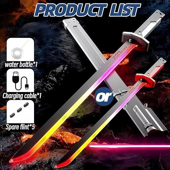 Sparkblade LED Talwar Sword 31.5 Inch Rechargeable Anime Cosplay Toy