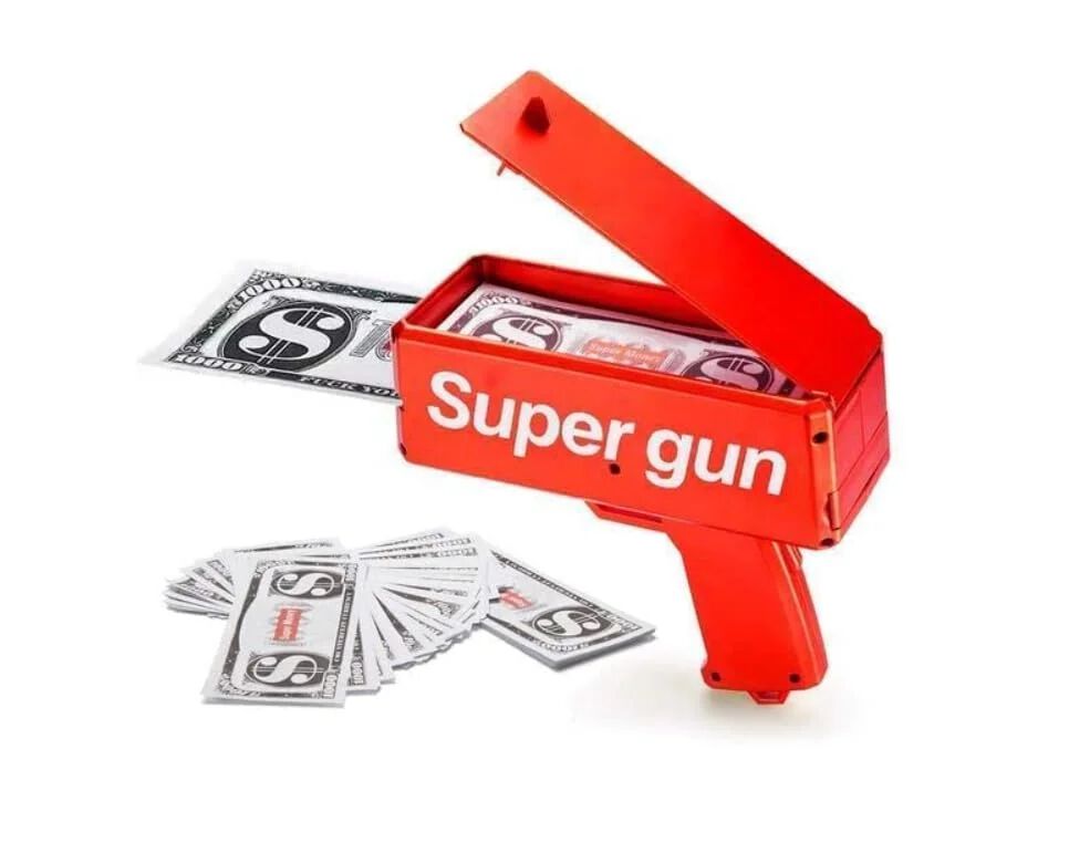 Super Cash Gun Money Gun