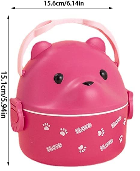 Cartoon Lunch Box with Handle for Kids