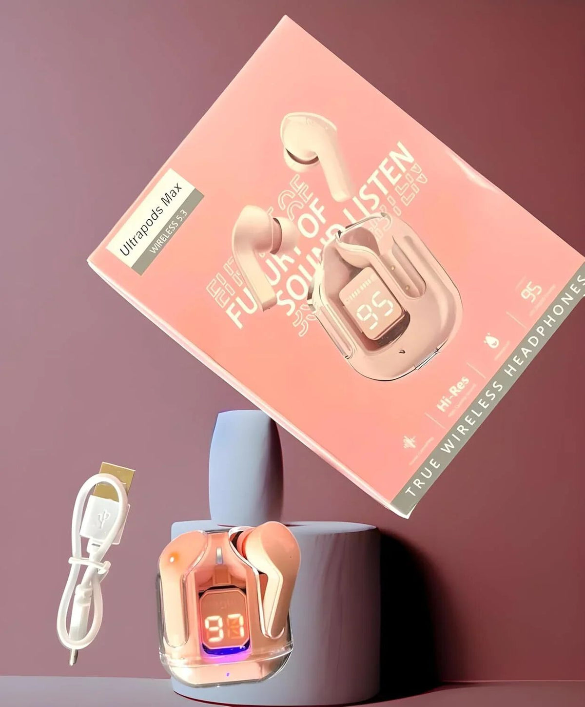 Crystal Wireless Buds Uitrapods Max