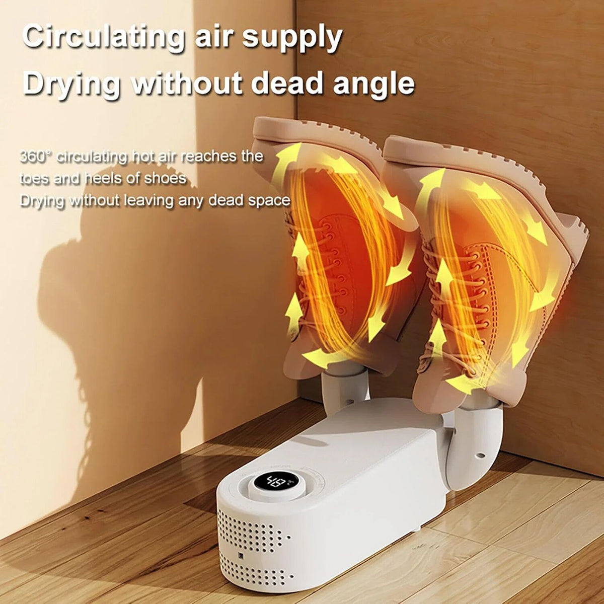 Shoe Dryer with Timing Function Smart Boot Dryer for Socks Gloves Snow Boots