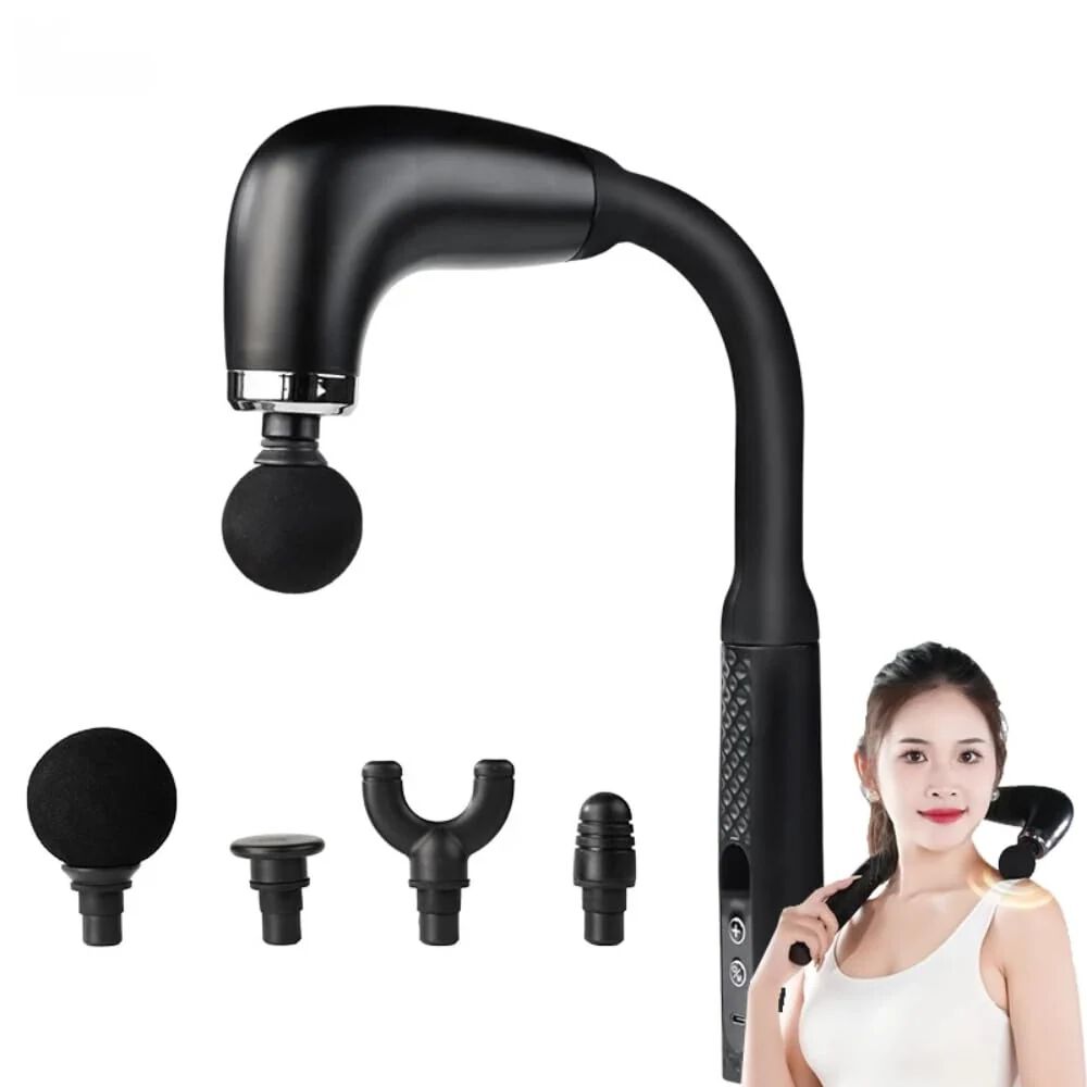 Replicates Shiatsu Massager with Upgraded Extended Handle, Full Body Massager for Pain Relief Deep Tissue with LCD Screen