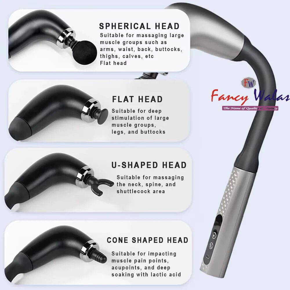Replicates Shiatsu Massager with Upgraded Extended Handle, Full Body Massager for Pain Relief Deep Tissue with LCD Screen