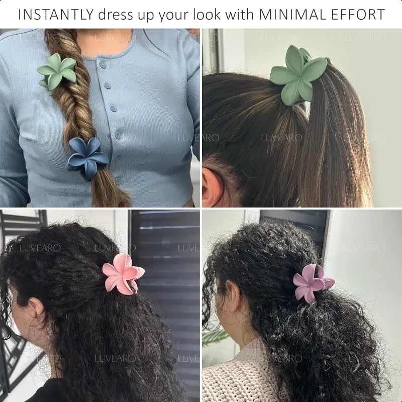 Flower claw clips clutchers