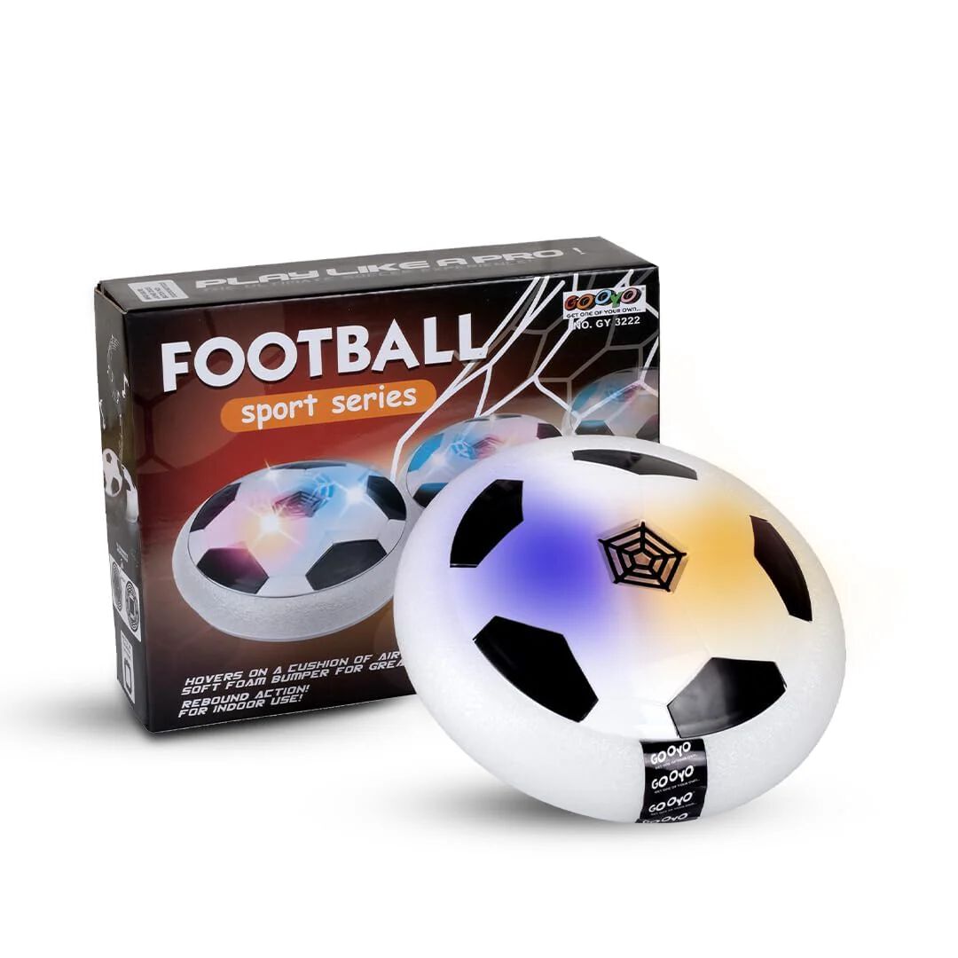 Football with Powerful LED Light and Foam Bumpers