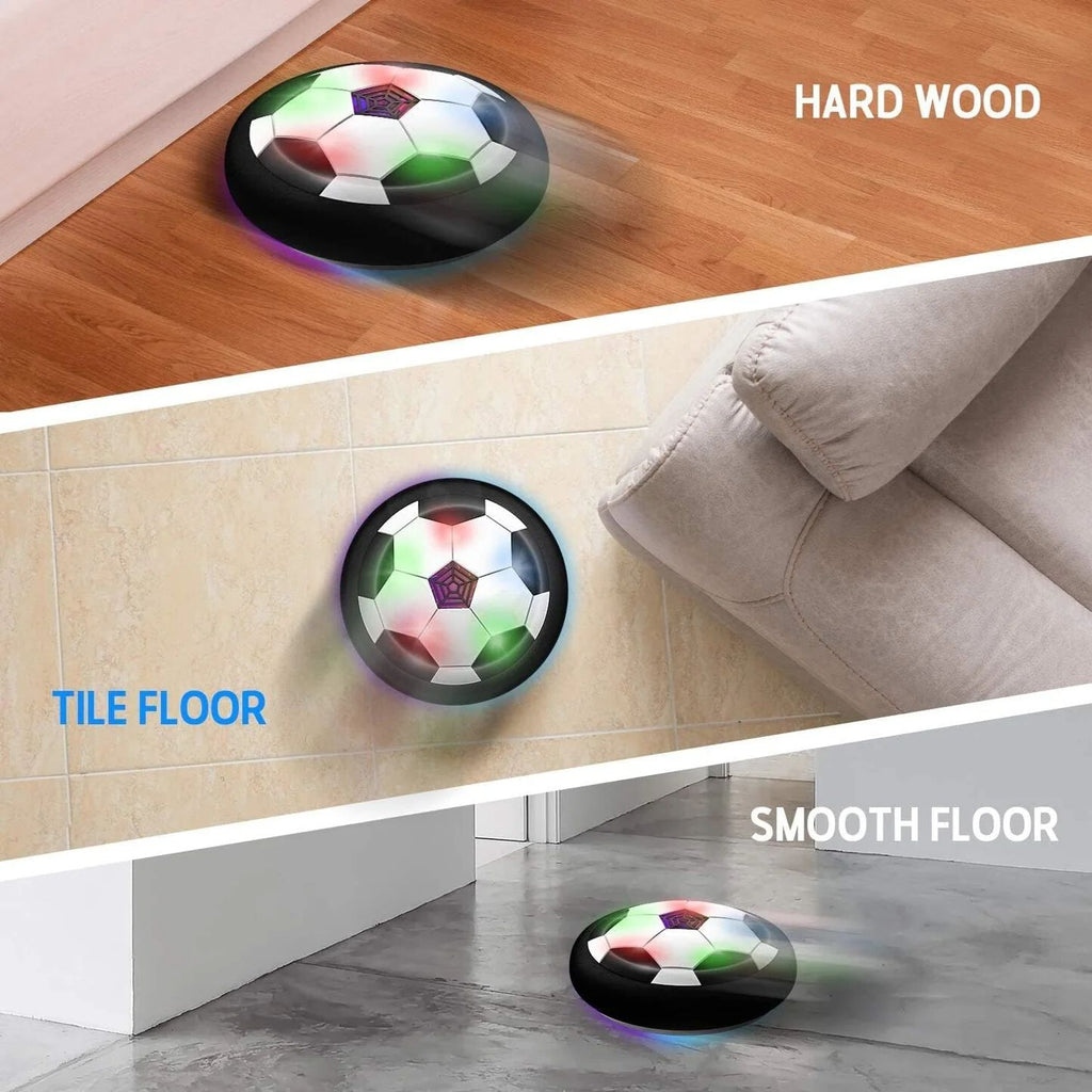 Football with Powerful LED Light and Foam Bumpers