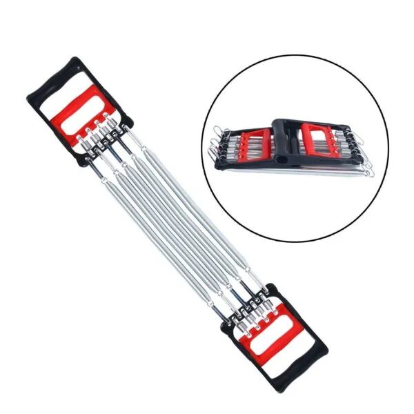 Chest Expander Chest Workout Equipment Dual Use Adjustable 5 Spring Pull