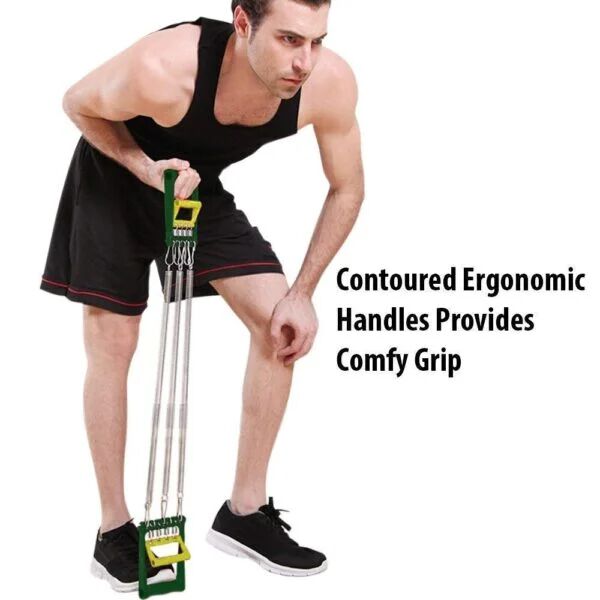 Chest Expander Chest Workout Equipment Dual Use Adjustable 5 Spring Pull