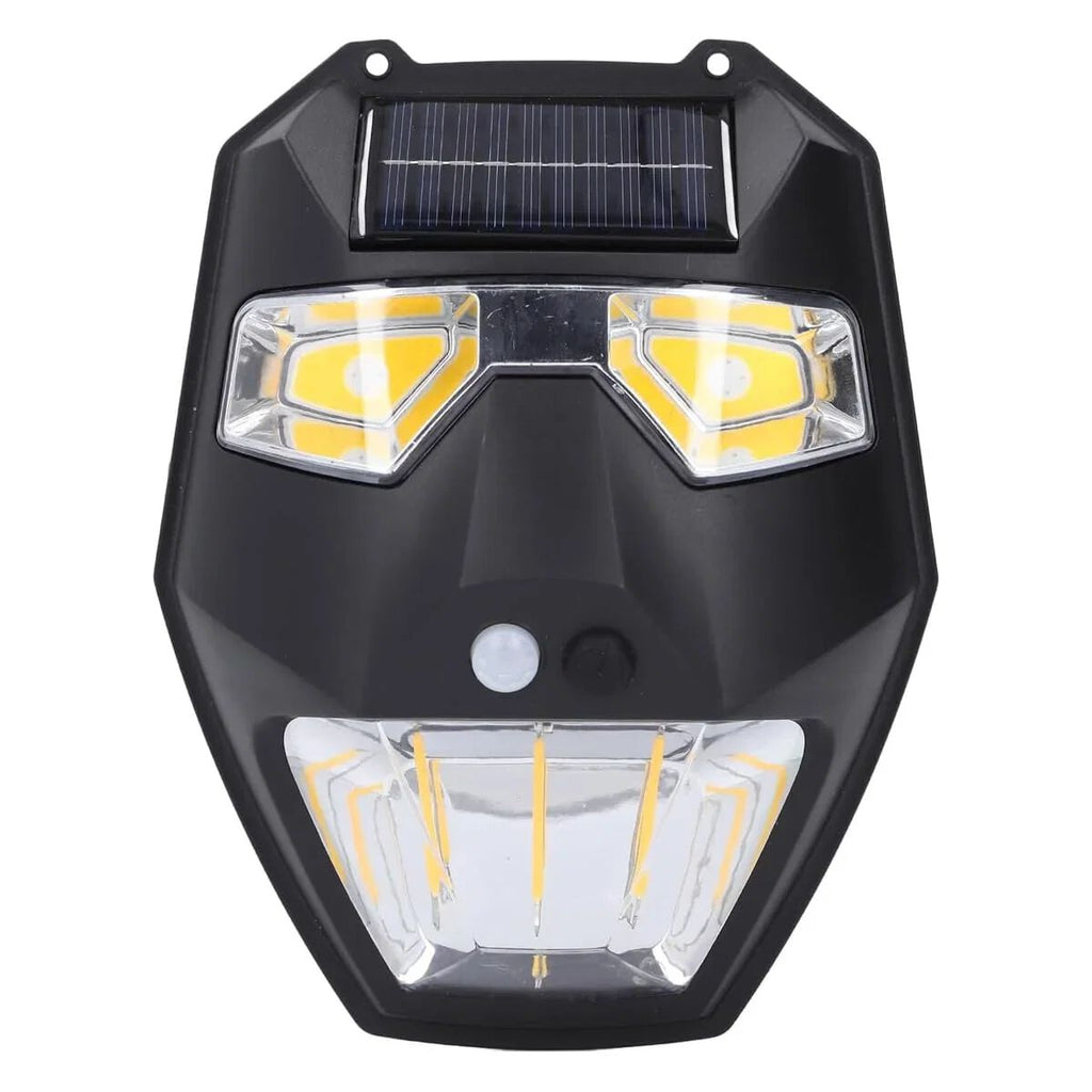 Solar Induction Wall Lights, Solar Induction Wall Lights, Motion Sensor Warning Light, 5 Modes Security Light with Mount