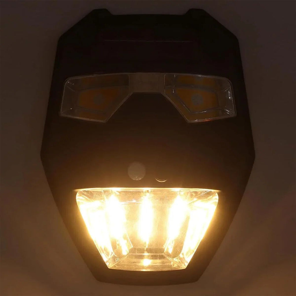 Solar Induction Wall Lights, Solar Induction Wall Lights, Motion Sensor Warning Light, 5 Modes Security Light with Mount