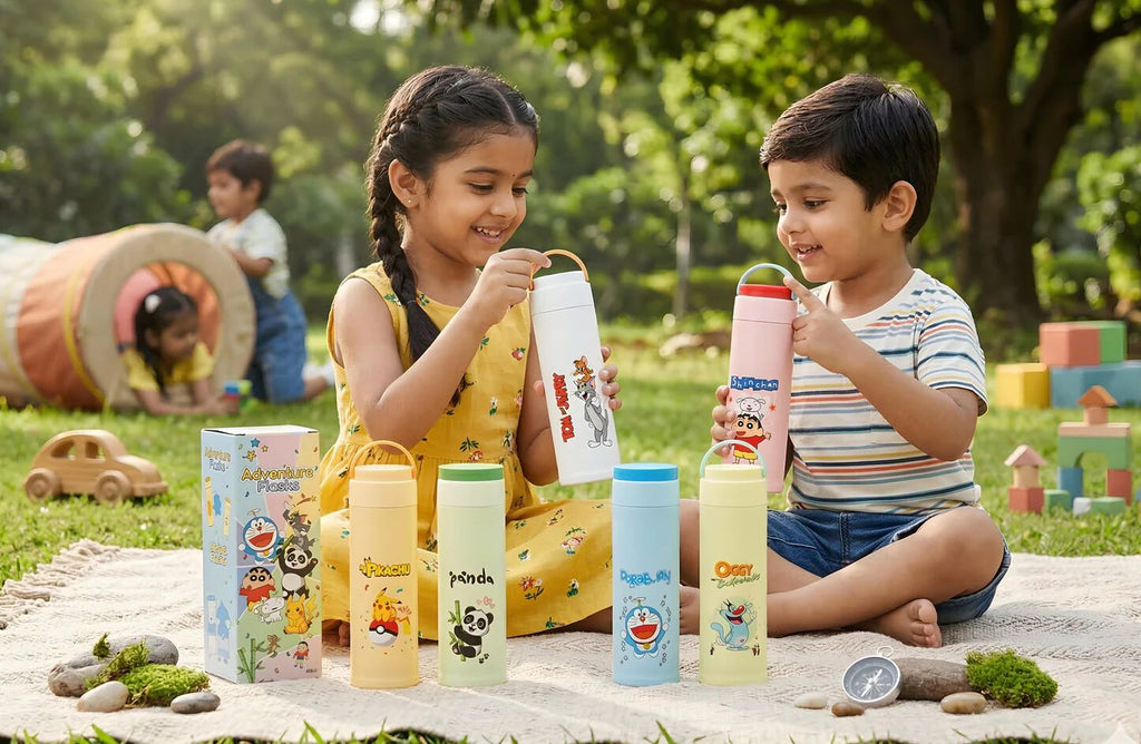 Cute Cartoon Character Water Glass Bottle 400ML