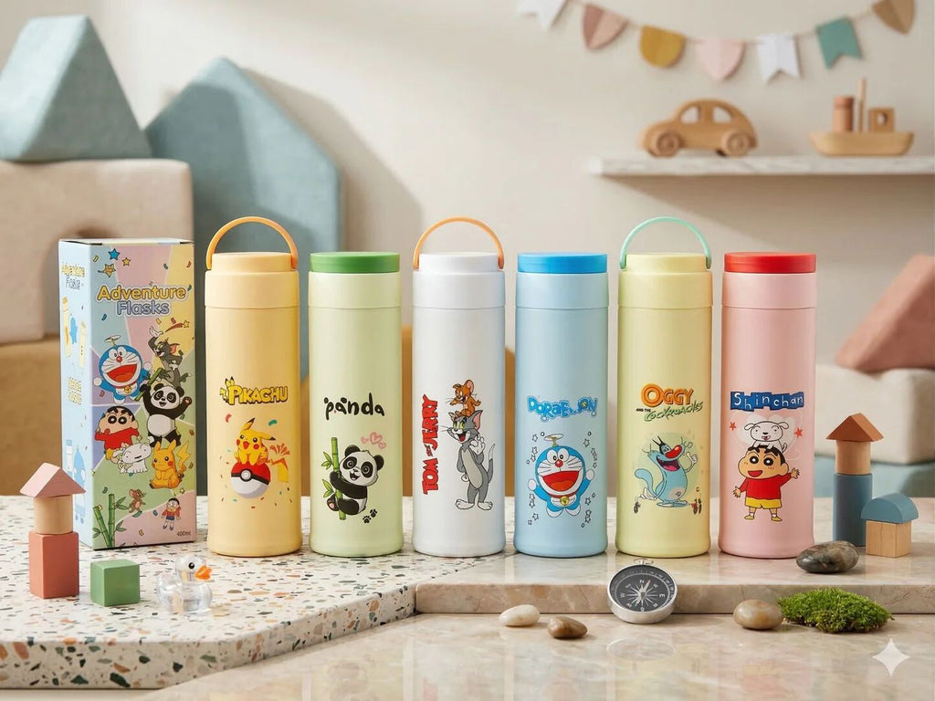 Cute Cartoon Character Water Glass Bottle 400ML